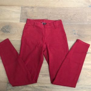NWOT Joe boxer stretchy jeans burgundy small